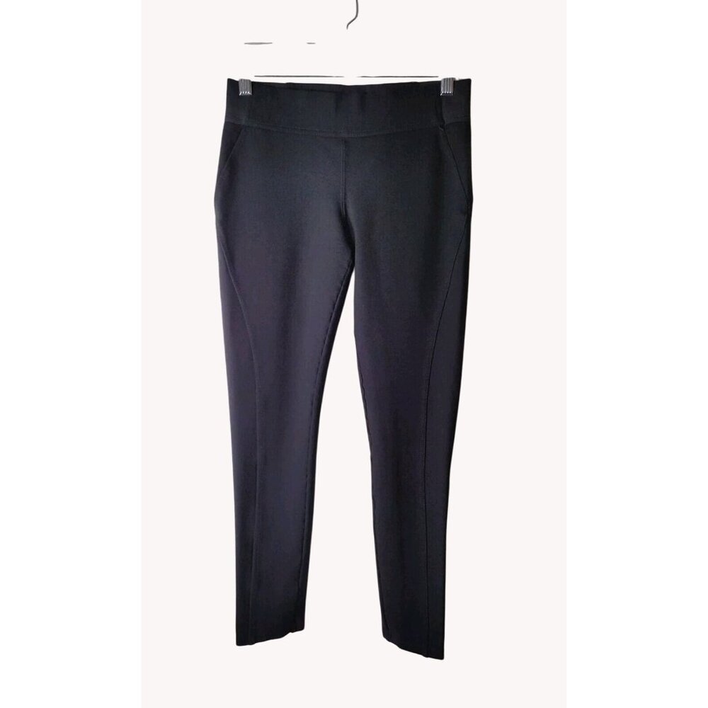 Vera Wang Pants Petite Small Saddle Stretch Black Heavyweight
